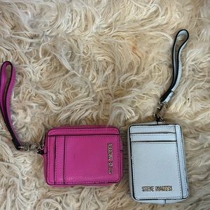 Set of 2 steve madden wallet/wristlets -